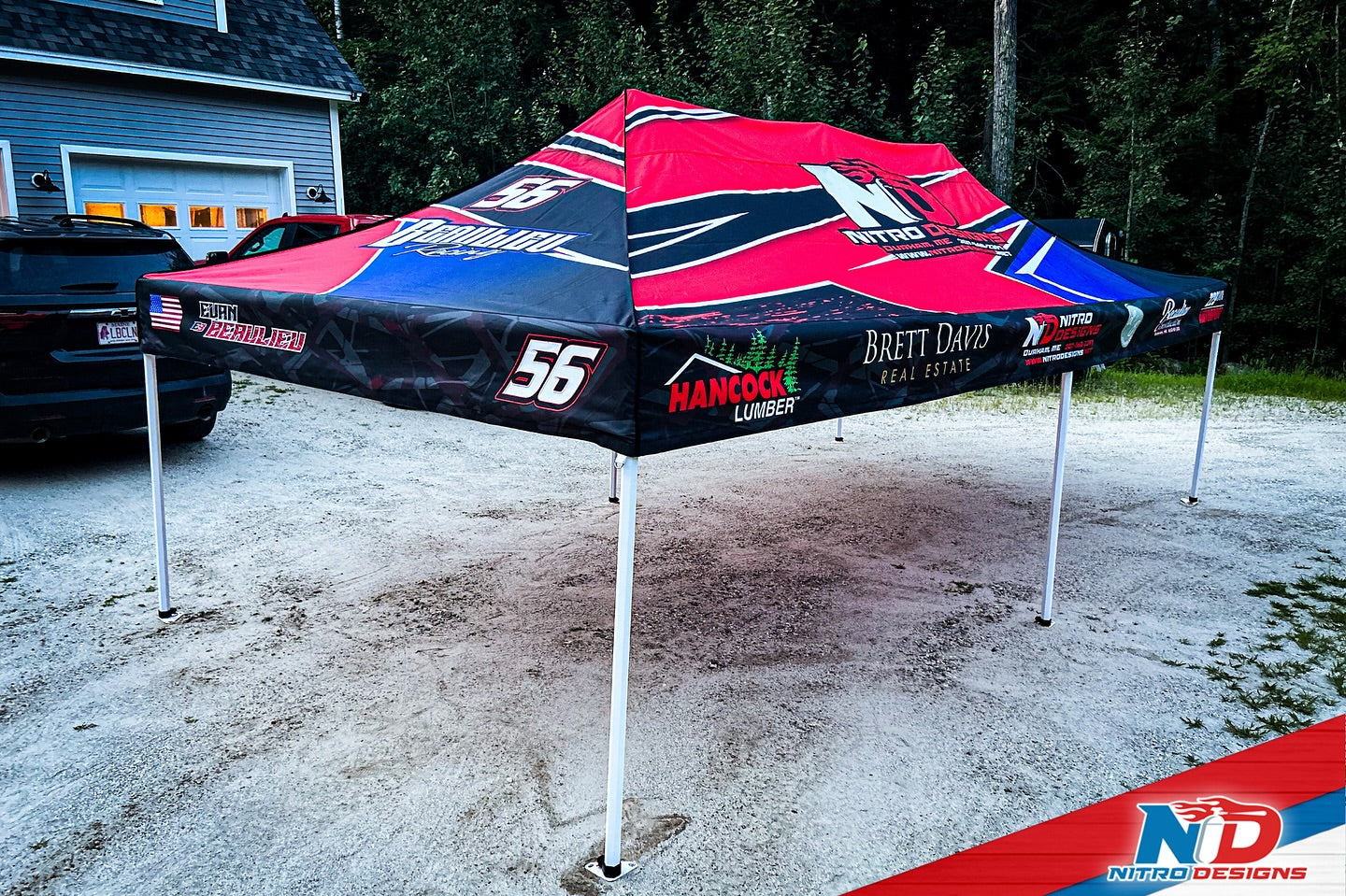 custom canopy tent 10x20 10' x 20' Custom Canopy – Nitro Designs