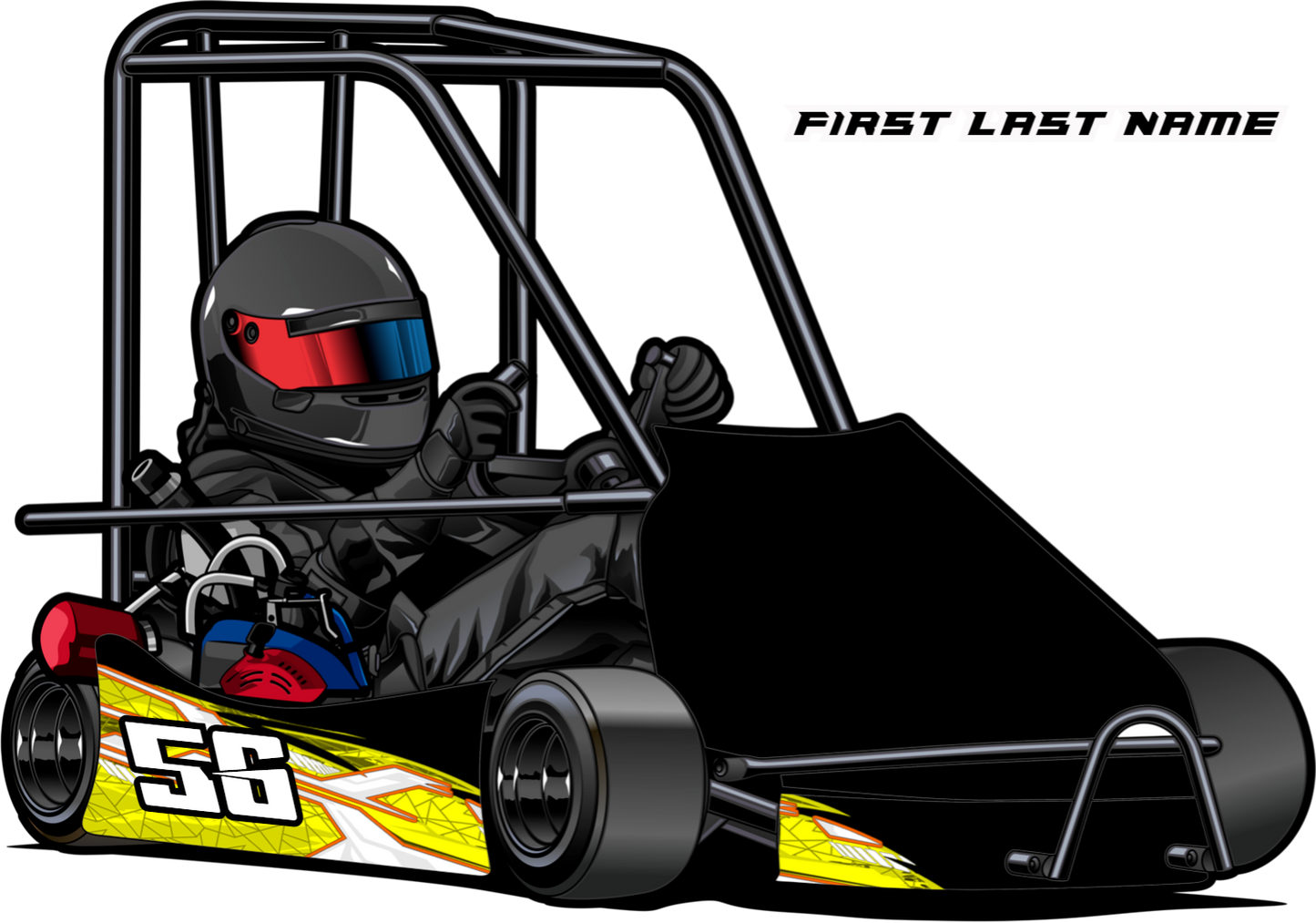 Rapid - Champ Kart Swoop Body
