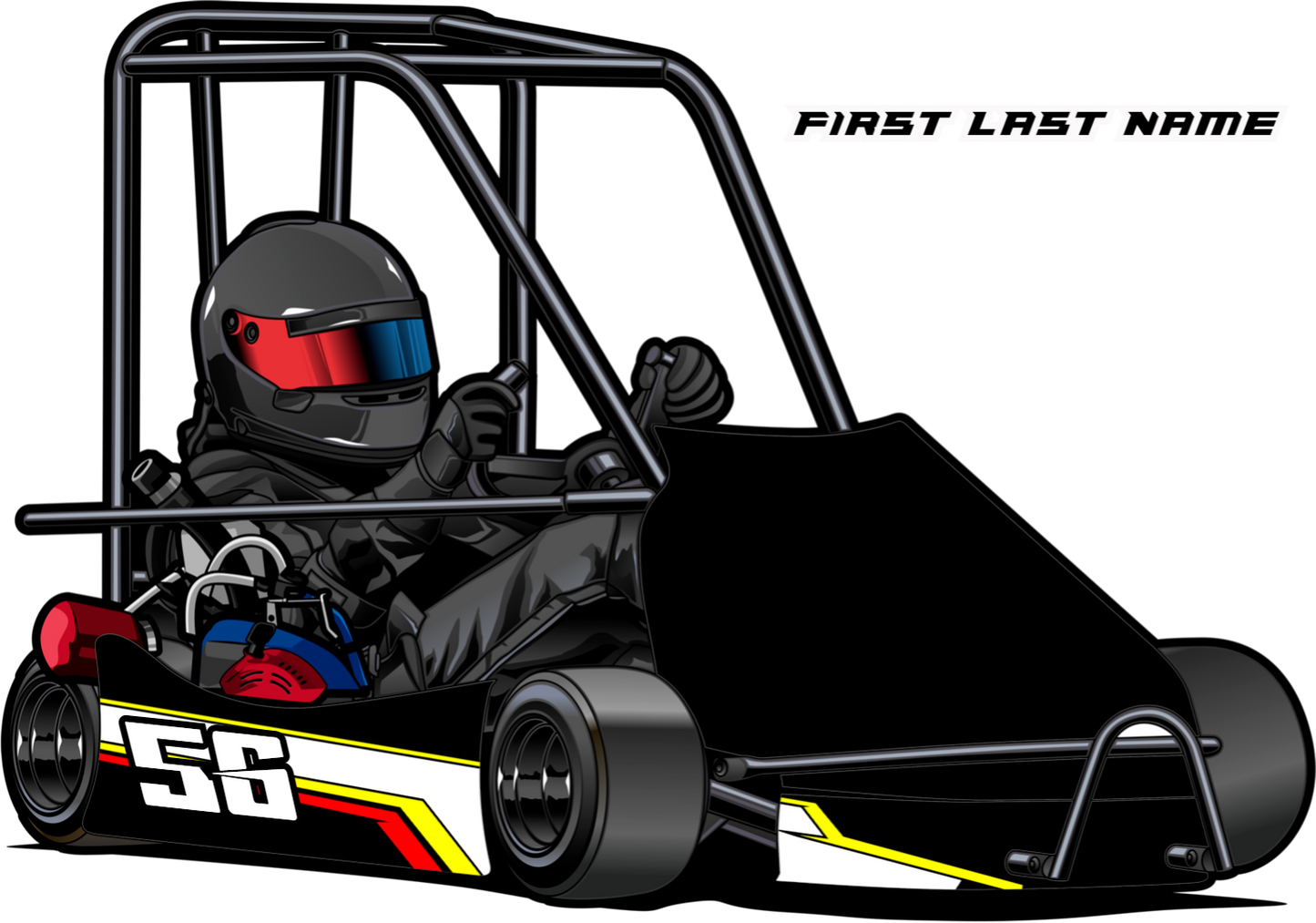 Firecracker - Champ Kart Swoop Body