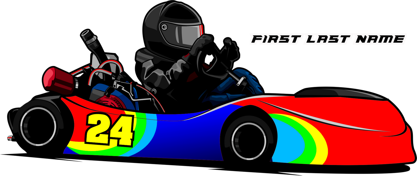 Rainbow Legacy - Flat Kart Swoop Kart