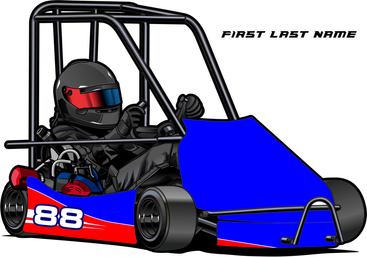 2000s Legacy- Champ Kart Swoop Body