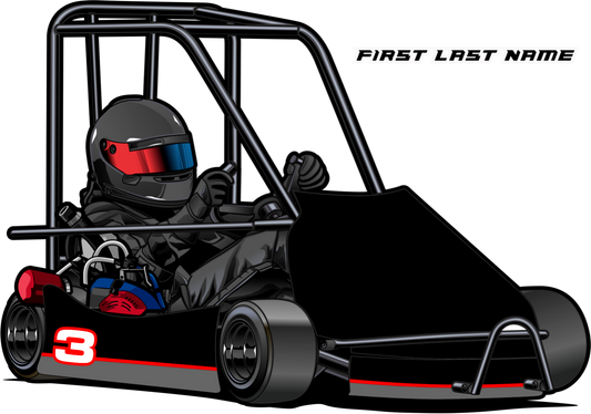 Intimidate Legacy- Champ Kart Swoop Body