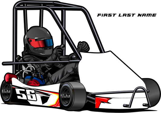 Red Riot - Champ Kart Swoop Body