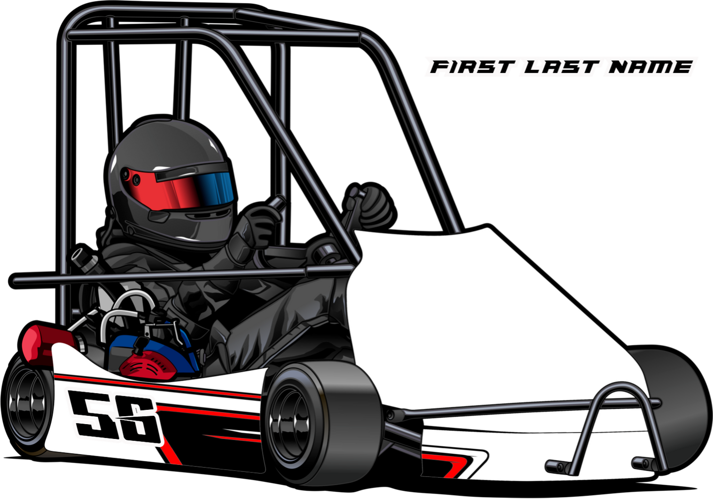 Landshark - Champ Kart Swoop Body