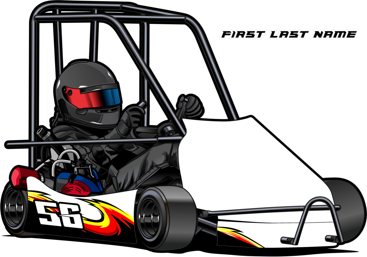Jagged Edge - Champ Kart Swoop Body