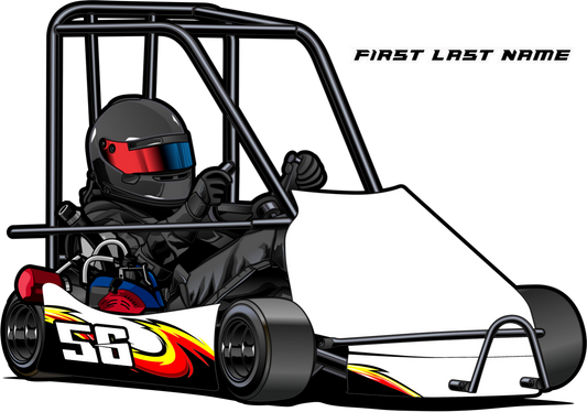 Jagged Edge - Champ Kart Swoop Body