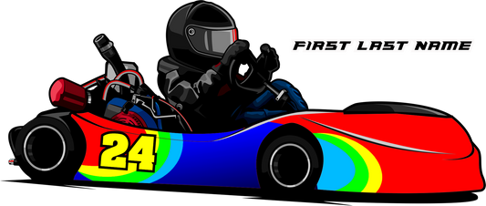 Rainbow Legacy - Flat Kart Swoop Kart