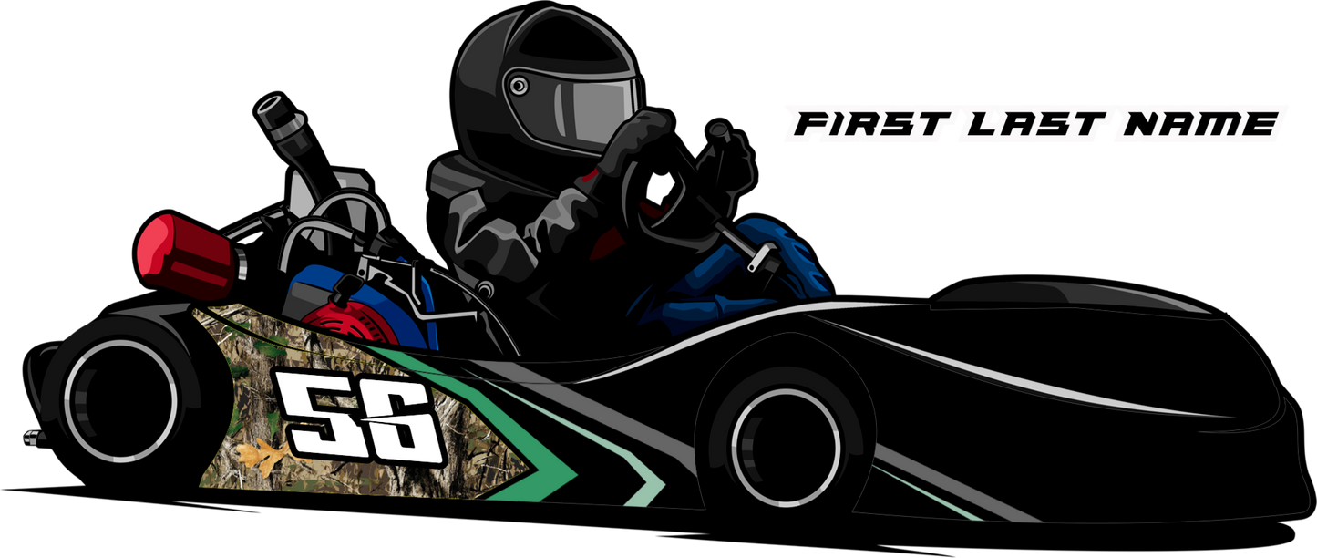 Camo Speed - Flat Kart Swoop Kart