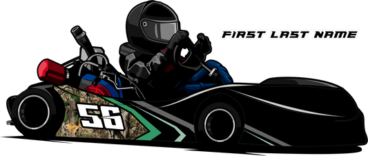 Camo Speed - Flat Kart Swoop Kart