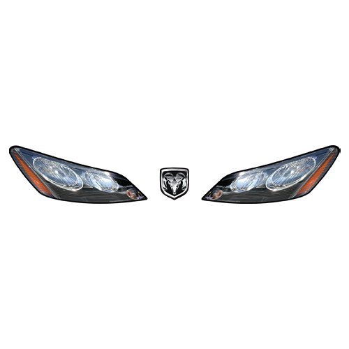 Kart Headlight Decals